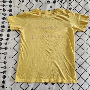 Elisabeth + Faith Daisies + Dandelions Organic Cotton T-shirt, Size 6/7